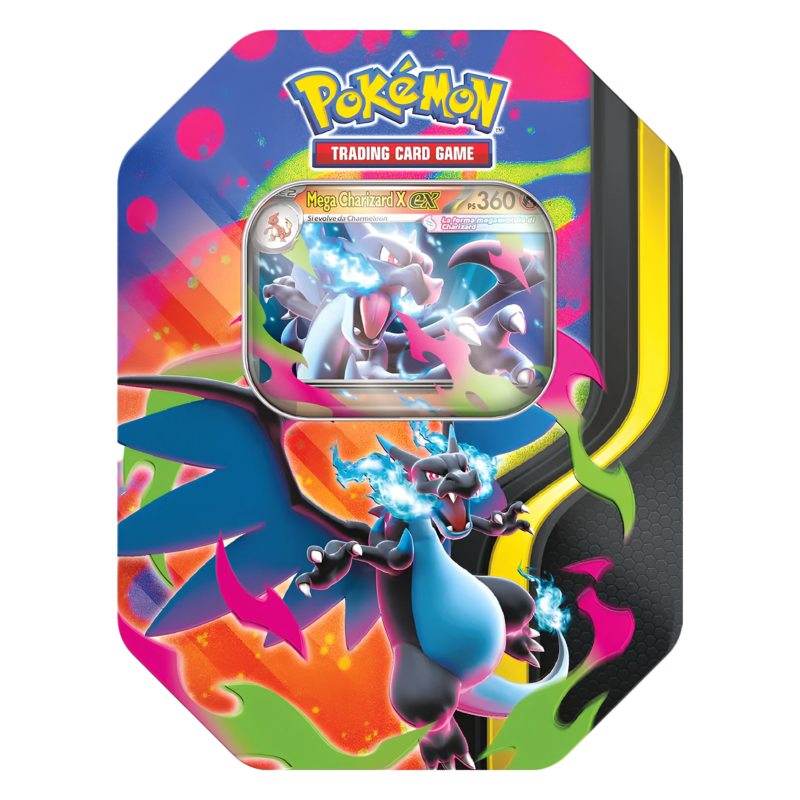 Pokemon Tin collezione Mega Charizard IT